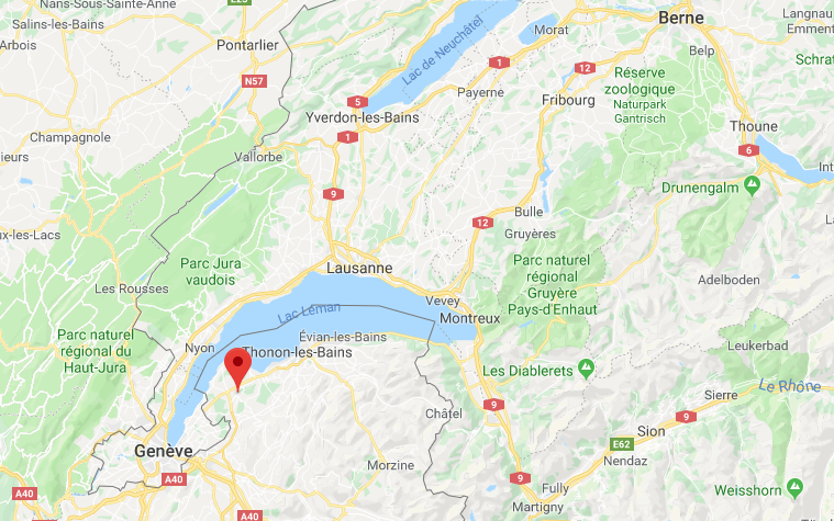 Le corps a été découvert à Ballaison, petite commune de Haute-Savoie.