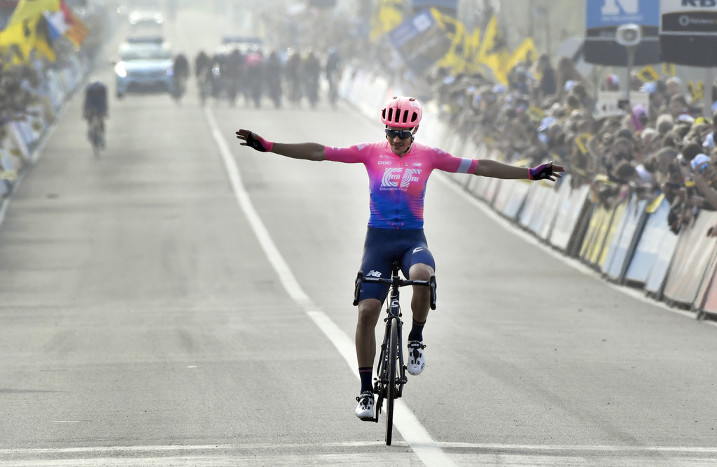 L'Italien Alberto Bettiol a créé la surprise en remportant le Tour des Flandres.