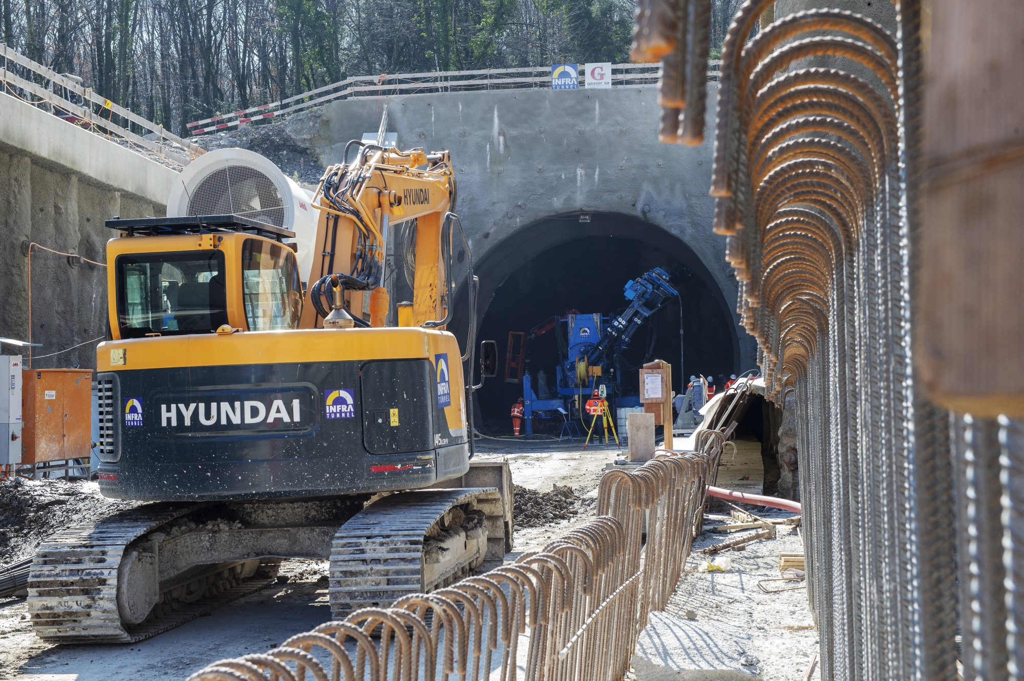 Le tunnel devrait être terminé durant le premier semestre 2023.