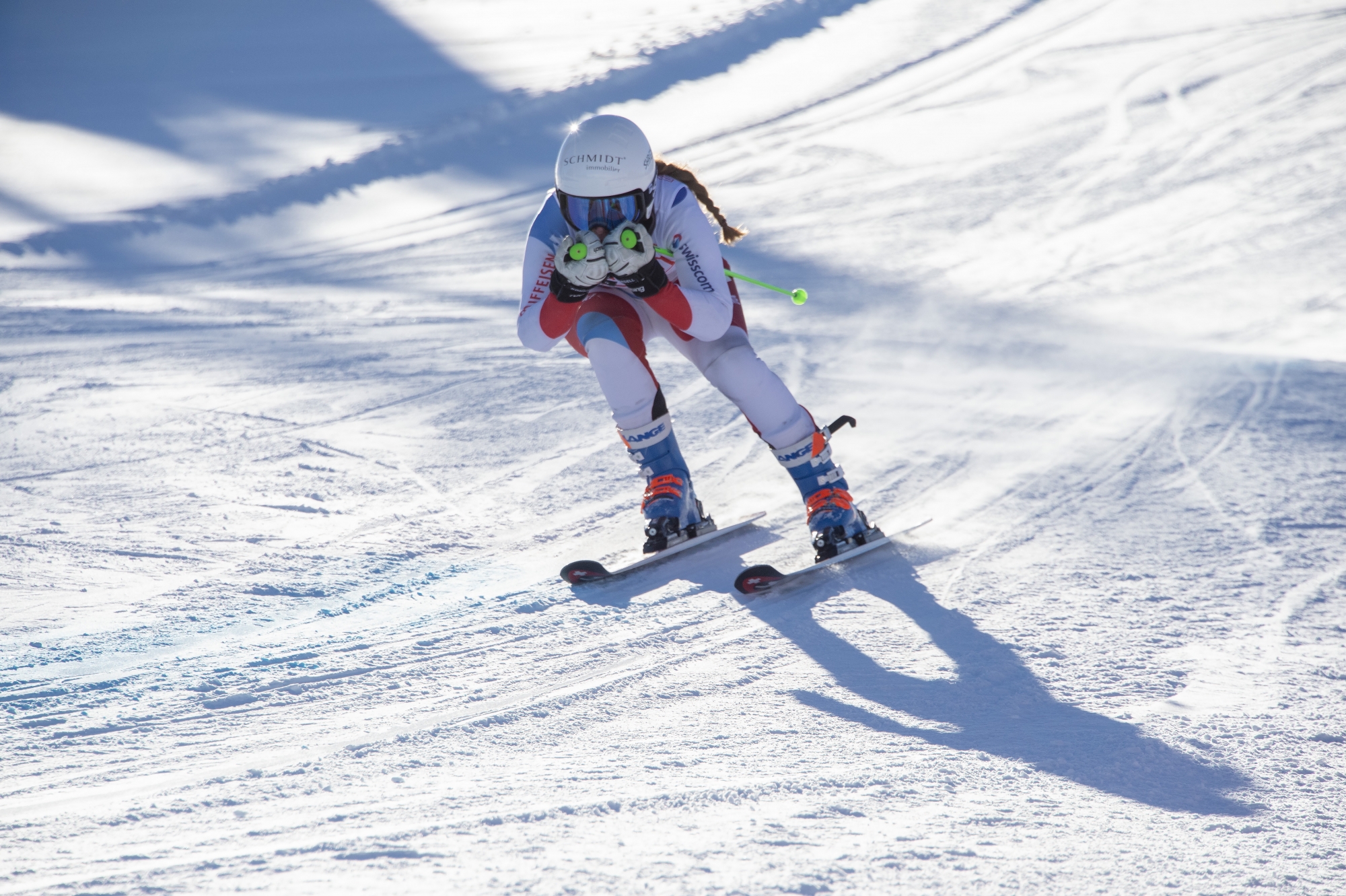 Valaisanne la plus rapide du super-G, Lisa Grognuz a pris la septième place.