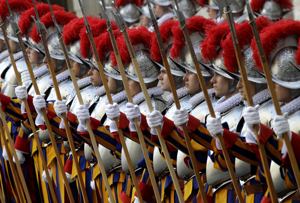 Vingt-trois nouveaux gardes suisses prêtent serment au Vatican ce lundi. (illustration)