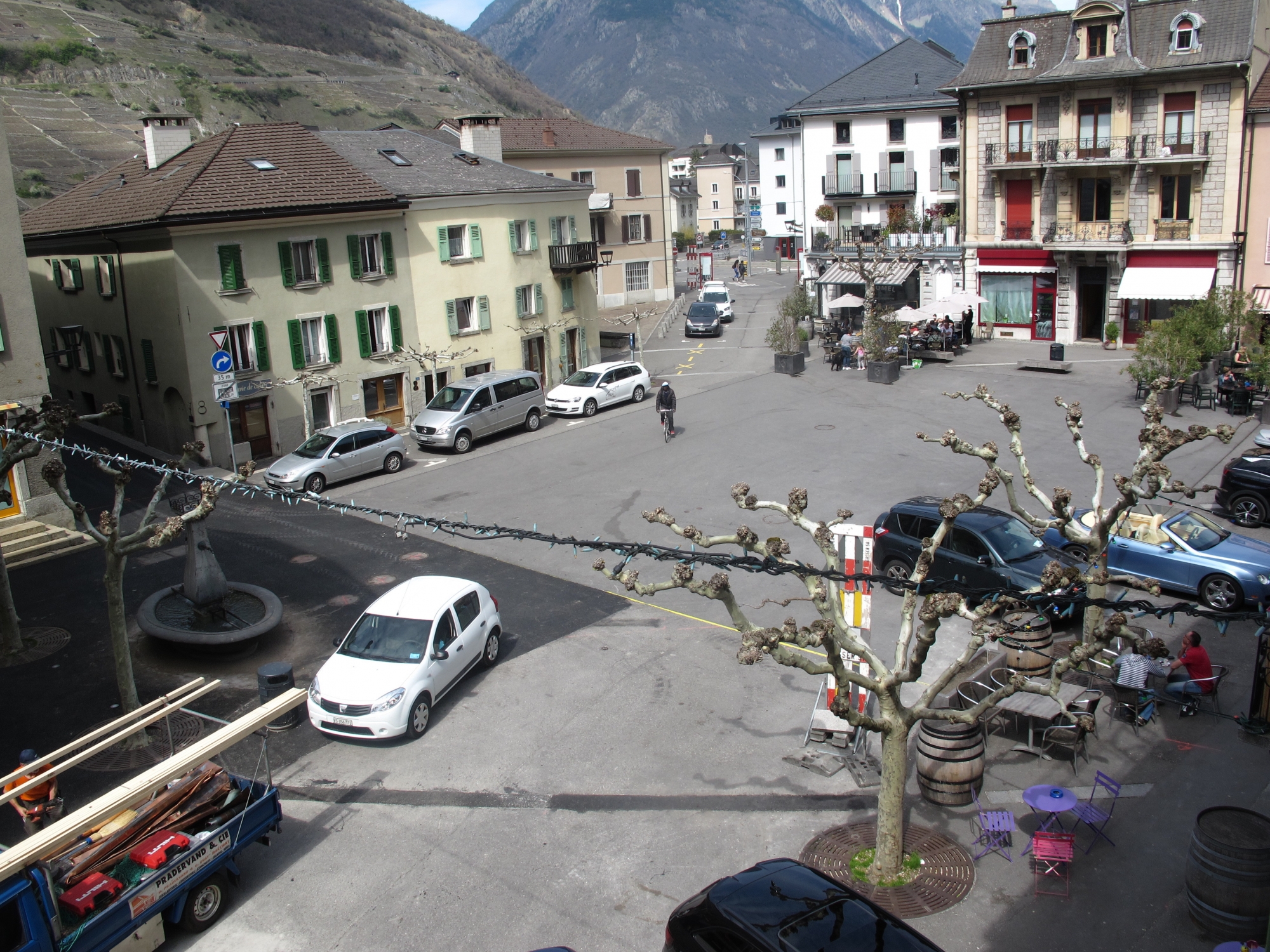 D’ici quelques semaines, toute circulation sera interdite sur la place du Bourg, qui deviendra exclusivement piétonne.