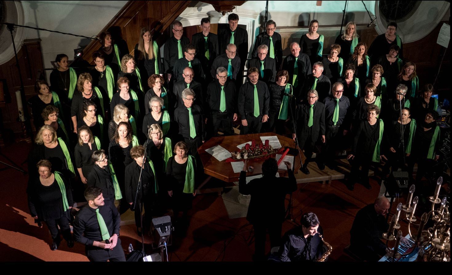 Le chœur Spirit of Hope compte soixante chanteurs et musiciens.