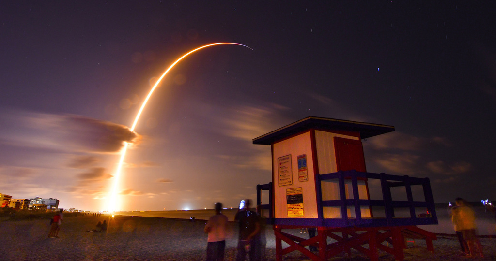 La fusée Falcon 9 a décollé sans incident de Cap Canaveral en Floride vers 04h30 (heure suisse).