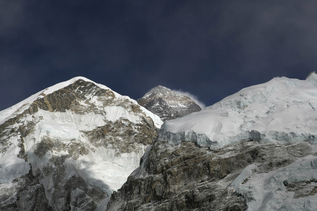 La météo clémente du mois de mai attire une foule record d'alpinistes sur les pentes de l'Everest (archives).