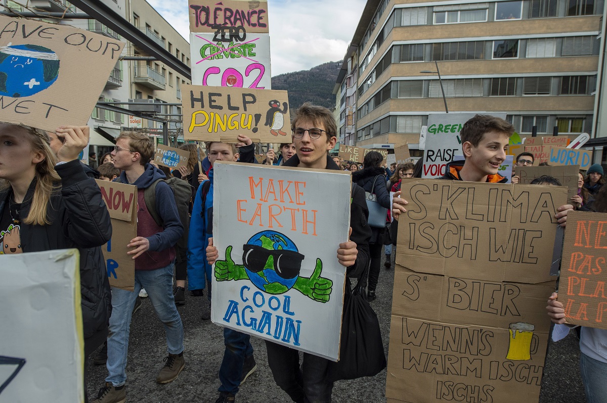 En mars dernier, la marche pour le climat avait réuni 1200 personnes à Sion. Seront-ils autant à faire le déplacement cette fois?
