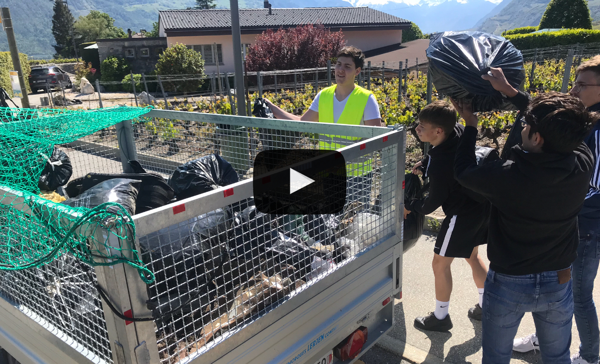 Les étudiants ont récolté en seulement quelques heures mercredi pas moins de 500 kilos de déchets.