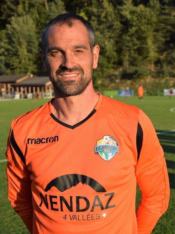 Raphy Crettenand, gardien du FC Printse Nendaz à 43 ans.