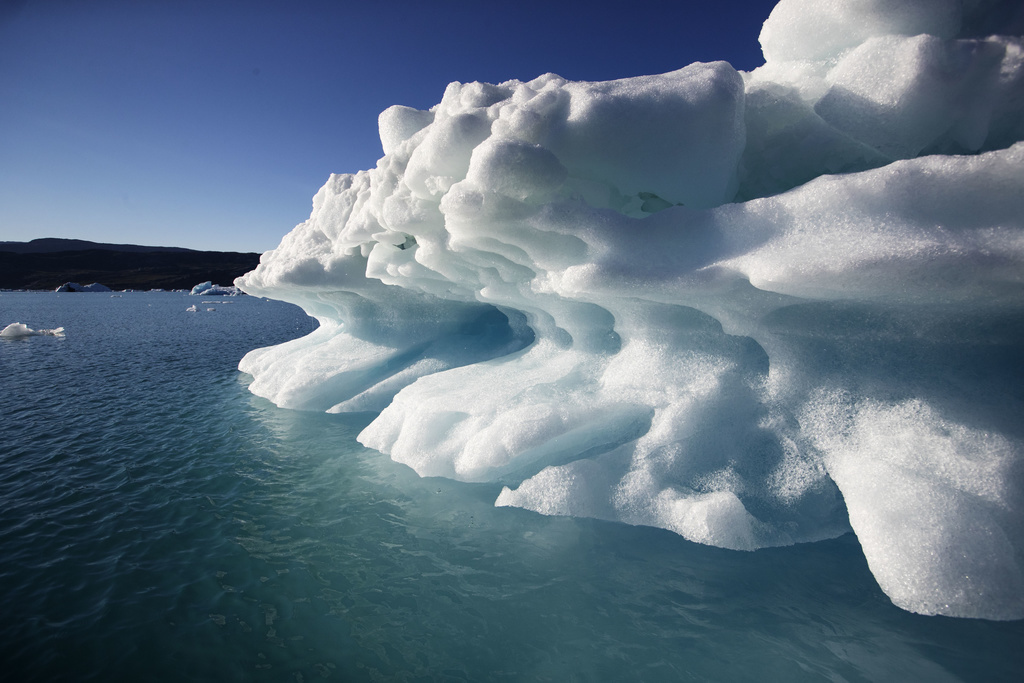 En 2012 déjà, la quasi-totalité de la glace du Groenland avait fondu en l'espace d'un mois. (Illustration)