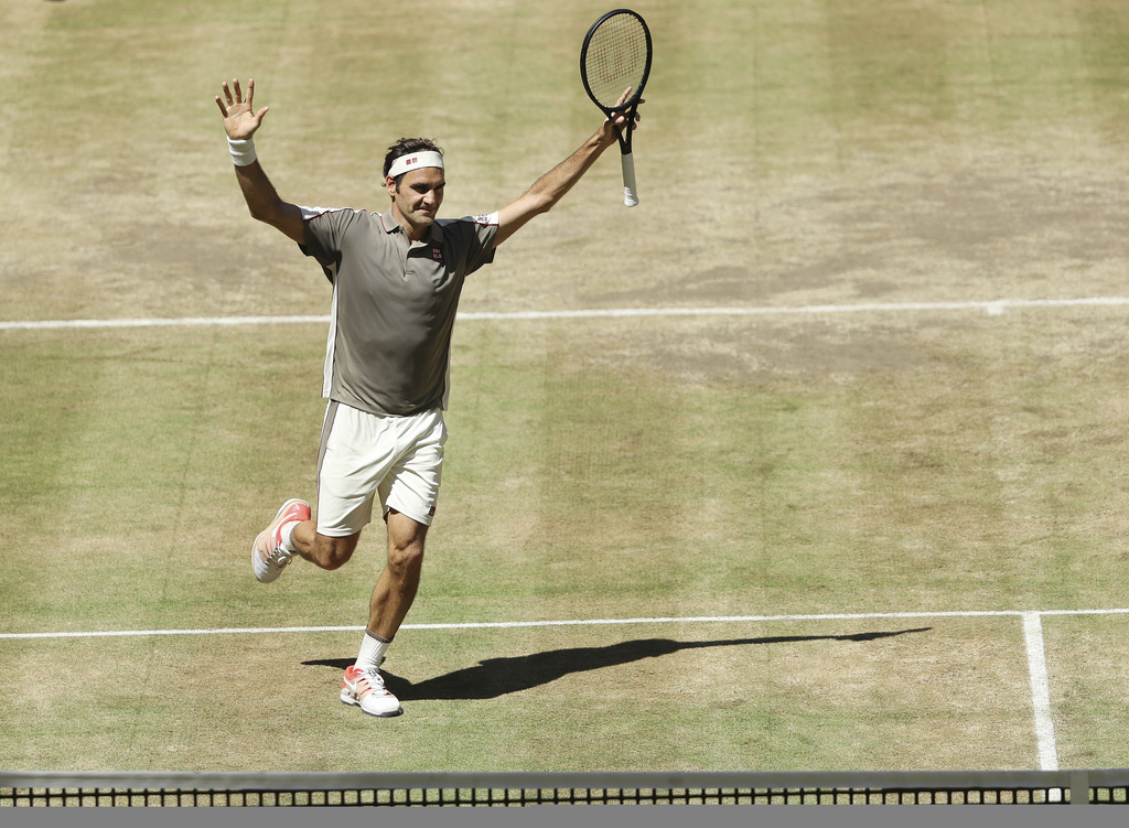 Roger Federer a remporté dimanche dernier son 10e titre sur le gazon allemand de Halle.