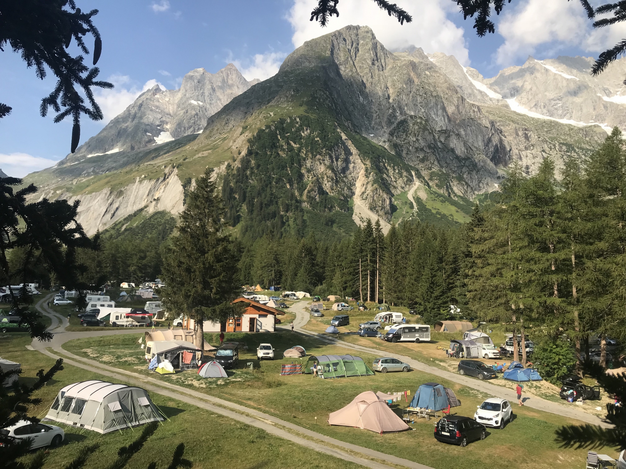 Les jours de grosse affluence, le camping peut accueillir jusqu'à 1000 personnes.