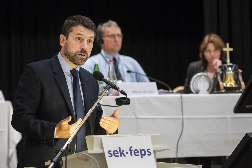 Gottfried Locher est président exécutif de la Fédération des Eglises protestantes depuis 2015. 