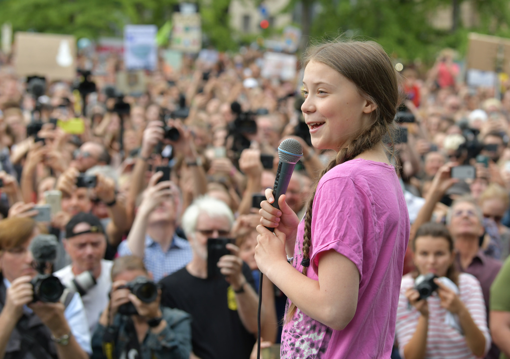 Greta Thunberg effectue actuellement une tournée mondiale qui passe par Lausanne.