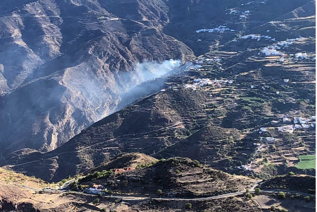 L'incendie qui a touché 1500 hectares sur l'île de Grande Canarie est désormais "circonscrit". (archives)