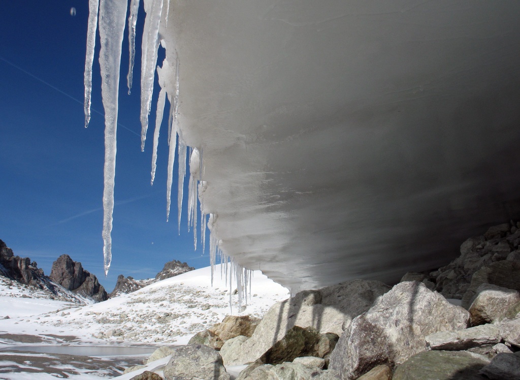 En 2008 déjà, le petit glacier du Pizol avait beaucoup rétréci. (Archives)