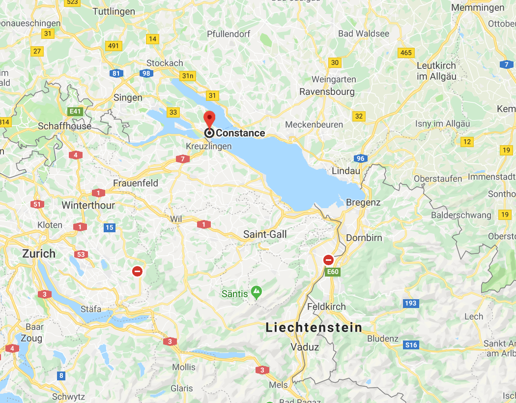 Le séisme a été ressenti à Constance, en Allemagne.