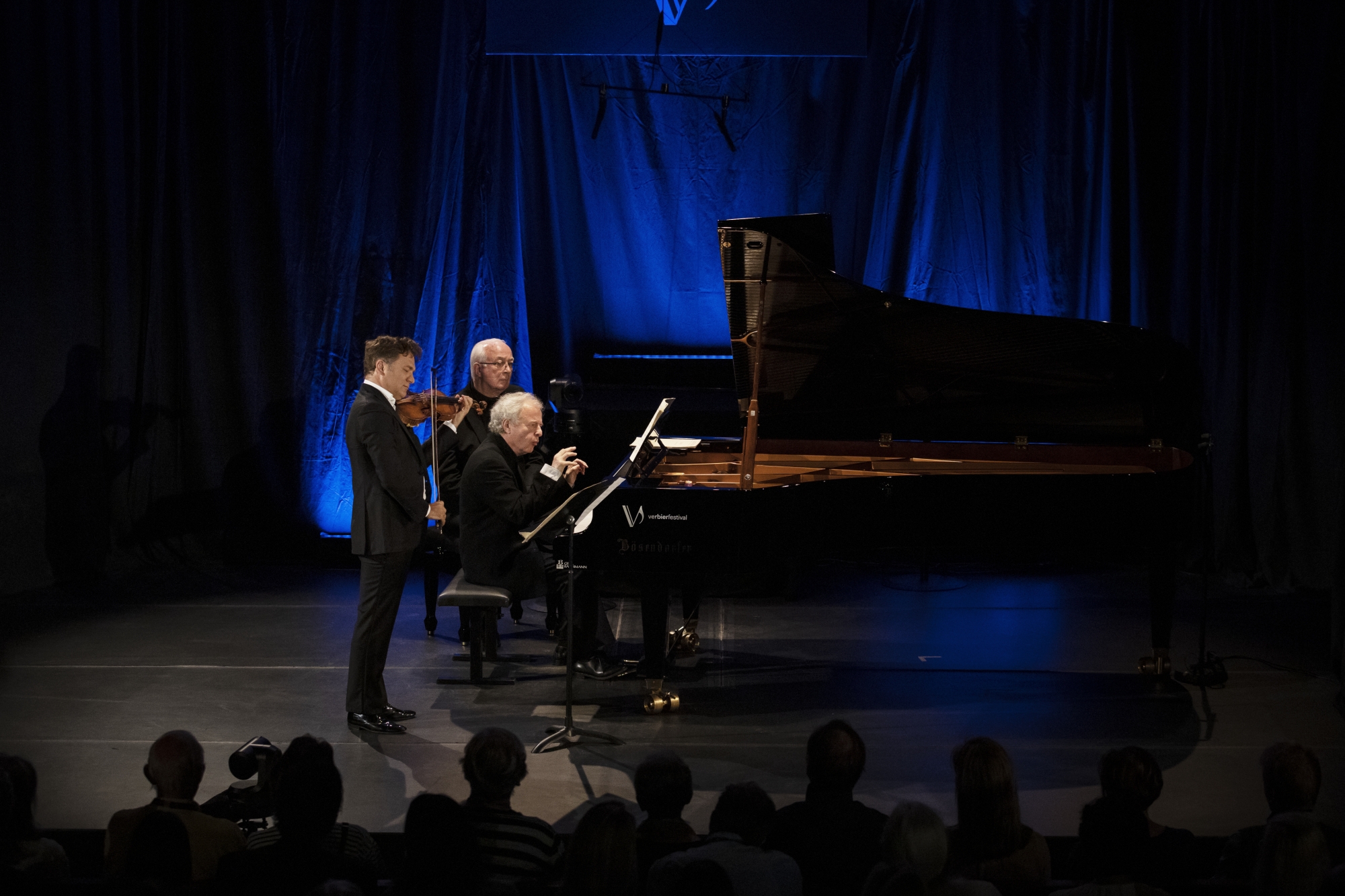 Dimanche dernier, le concert de Renaud Capuçon et Andras Schiff a affiché complet.
