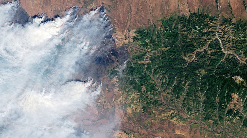 Les incendies sont d'une telle ampleur qu'ils sont visibles depuis l'espace (archives).