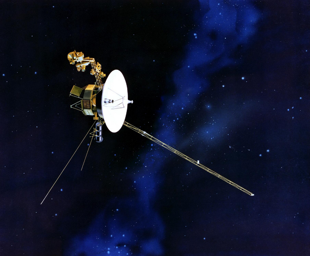 La sonde Voyager I a été lancée en 1977.