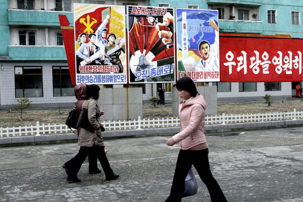 Dans la péninsule coréenne, la tension monte. Et la Corée du Nord poursuit sa guerre de propagande en diffusant une vidéo montrant la Corée du Sud envahie.