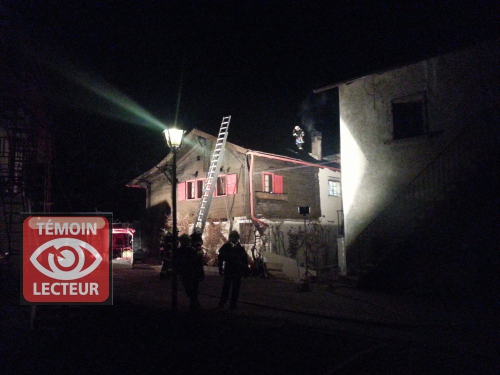 Un incendie s'est déclaré dans une maison de Miège. 