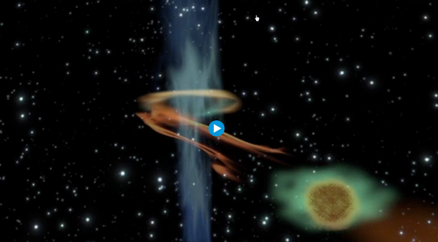 Par l'intermédiaire du satellite astronomique INTEGRA, des astronomes genevois ont pu observer un trou noir "manger" une "super-jupiter".