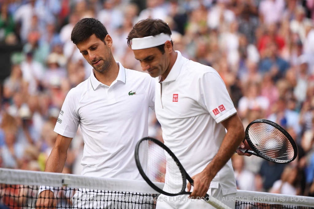 Contrairement à Wimbledon, Federer est certain de ne pas affronter Djokovic en finale de l'US Open (archives).