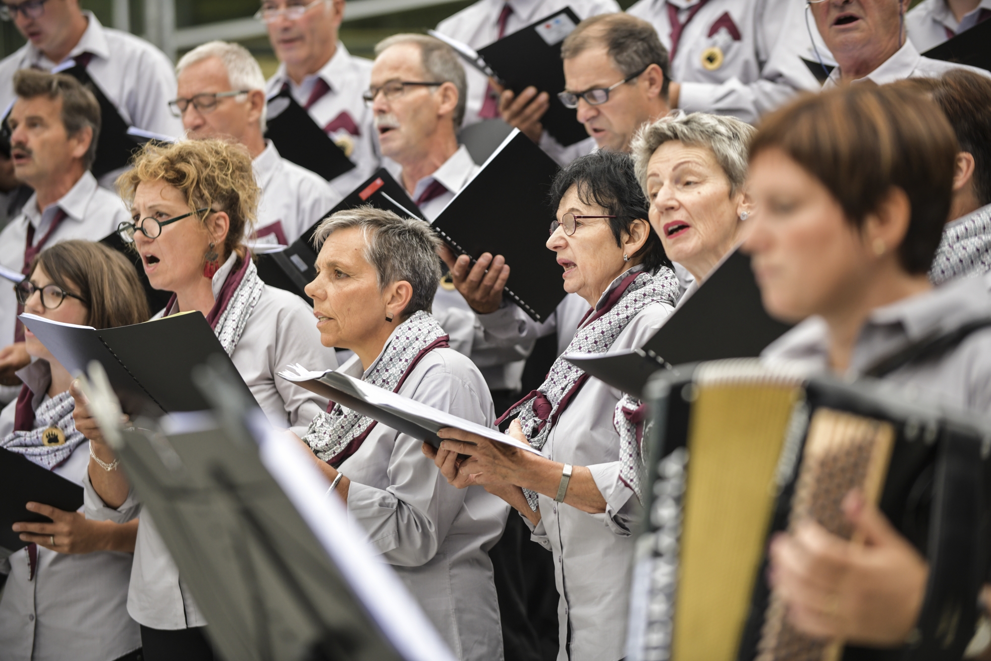 A l’invitation de la société des patoisants de Saint-Nicolas (photo), douze sociétés du Valais romand ont participé à la Fête cantonale du patois à Orsières.