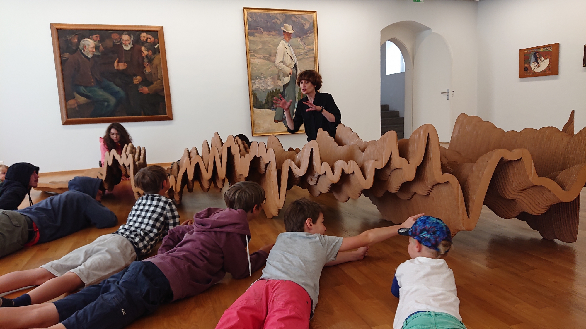 Les trois musées - ici le Musée d'art - proposent des activités spécialement destinées aux enfants pendant les vacances.
