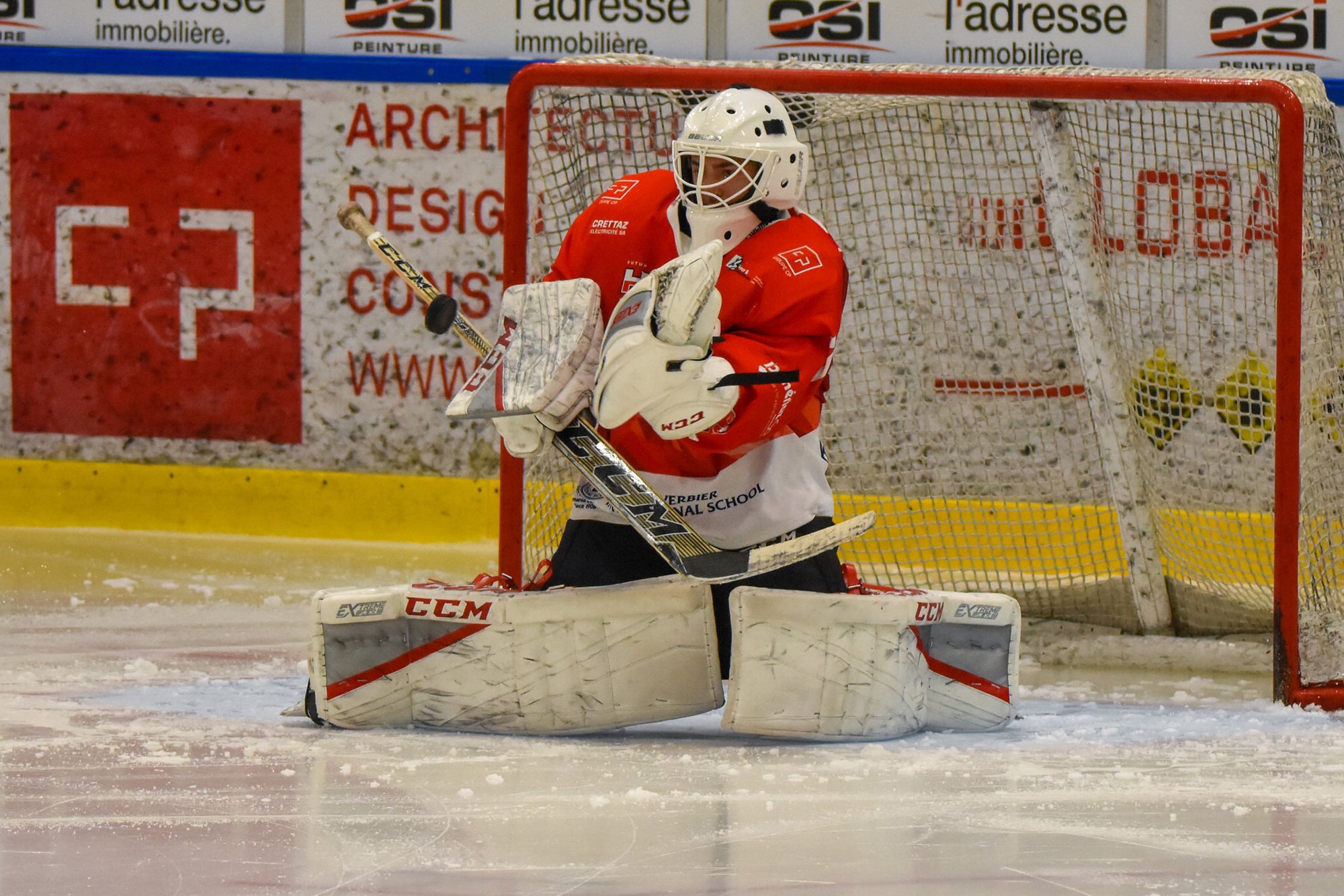 Opéré à l'été 2018, Emmanuel Valente a retrouvé la glace avec les juniors U20 top du HC Valais-Chablais.