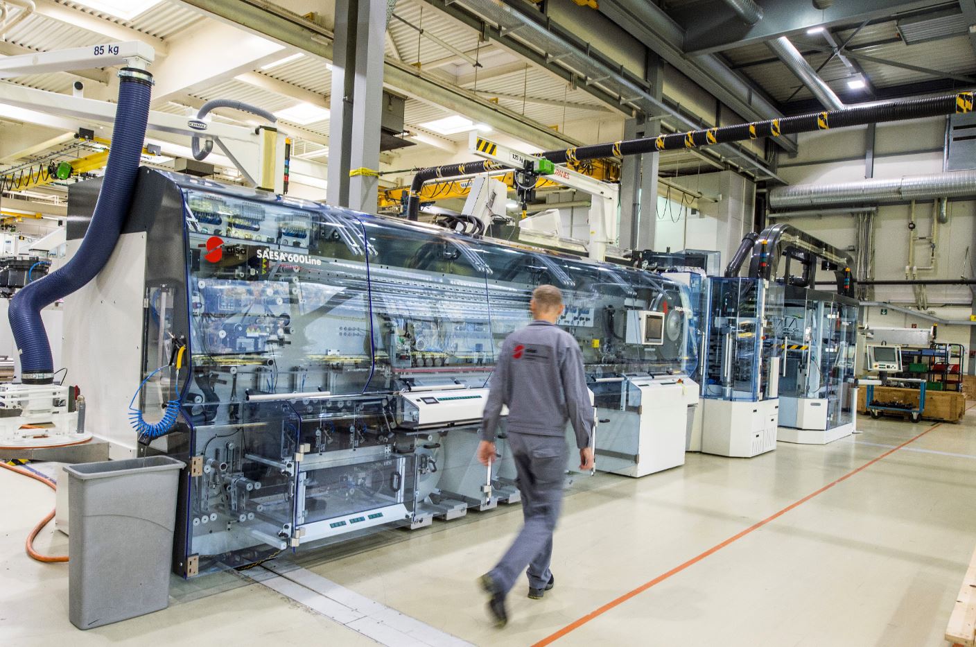 L'entreprise AISA à Vouvry fabrique des lignes de conditionnement automatique vendues dans le monde entier.