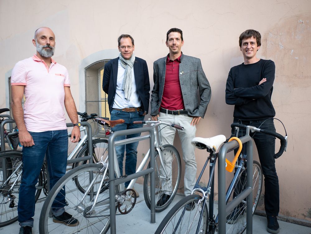 Le comité de Vélo VS: Lucien Barras (Pro Vélo), Christian Nanchen (TCS), Steve Morabito (FCVS), Laurent Savioz (Pro VTT). Manque Evelyne Bezat (ATE).