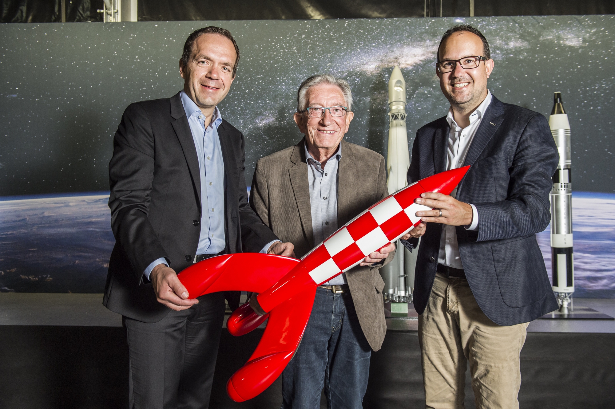 Les 60 ans de la Foire du Valais évoqués par les trois directeurs qui se sont succédé à sa tête: Raphaël Garcia, André Coquoz et David Genolet.