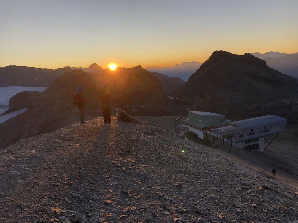 Un spectacle exceptionnel vécu tôt ce samedi matin à près de 3000 mètres d'altitude.