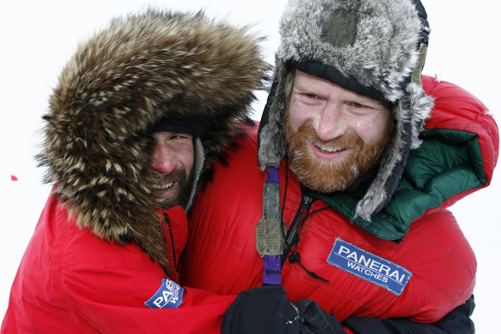 Mike Horn et son compagnon Børge Ousland essaient de traverser à ski l'Océan arctique gelé. (Archives)