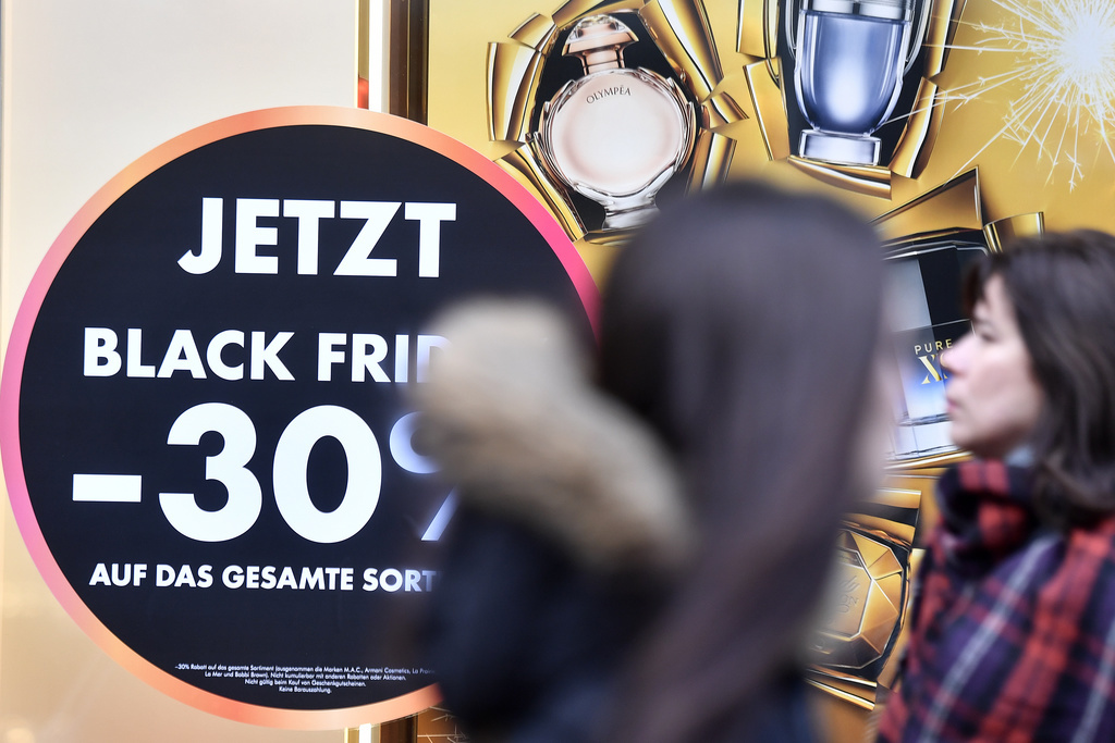 Près de 30% de la population suisse devrait profiter des promotions du Black Friday. (illustration)