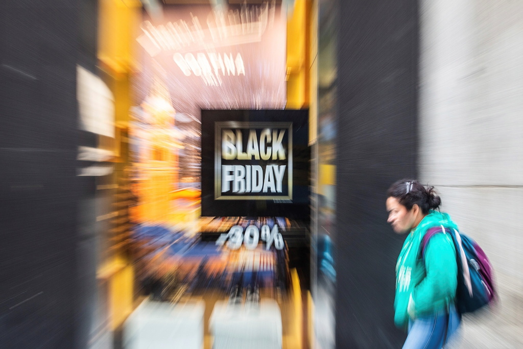 Sixième année consécutive pour le Black Friday en Suisse, qui remporte un franc succès (Illustration)