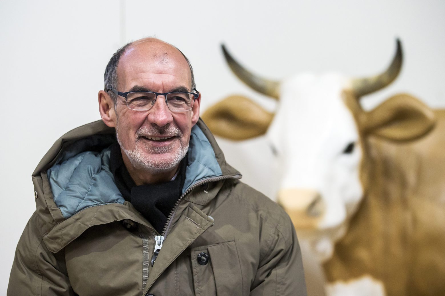 ARCHIVBILD ZUM RUECKTRITT VON JACQUES BOURGEOIS ALS DIREKTOR DES SCHWEIZER BAUERNVERBANDES, AM DONNERSTAG, 21. NOVEMBER 2019 - Nationalrat und Direktor Schweizer Bauernverband Jacques Bourgeois spricht an der Jahresmedienkonferenz "Landwirtschaft - ein wesentlicher Pfeiler der Gesamtwirtschaft" am Donnerstag, 3. Januar 2019, in Hergiswil bei Willisau. (KEYSTONE/Alexandra Wey) SCHWEIZ BAUERNVERBAND JACQUES BOURGEOIS