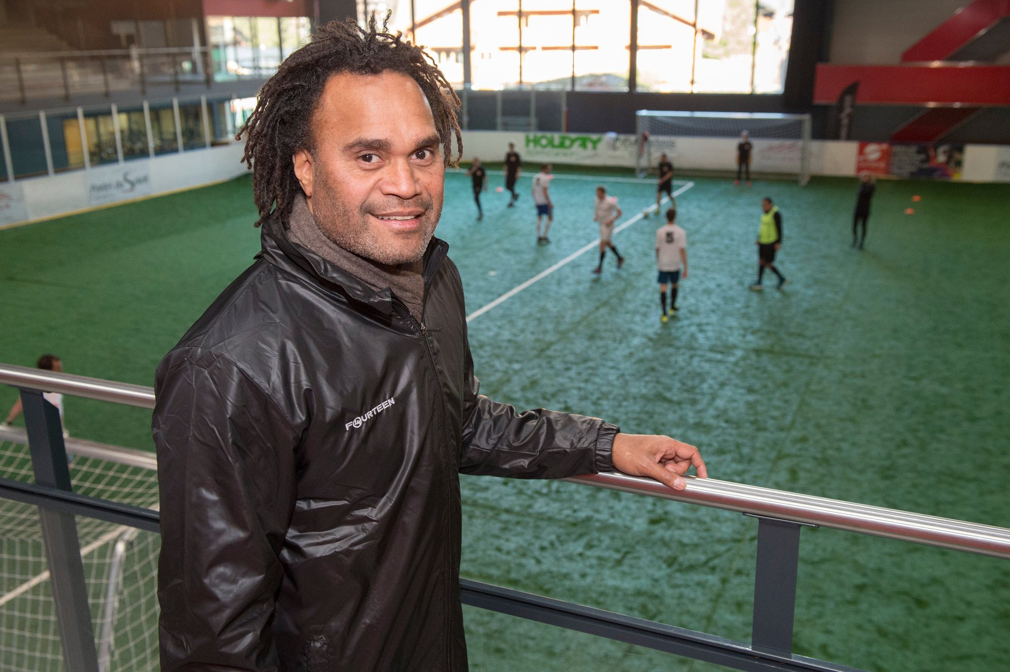 Christian Karembeu, un fidèle de Champéry depuis une dizaine d'années.