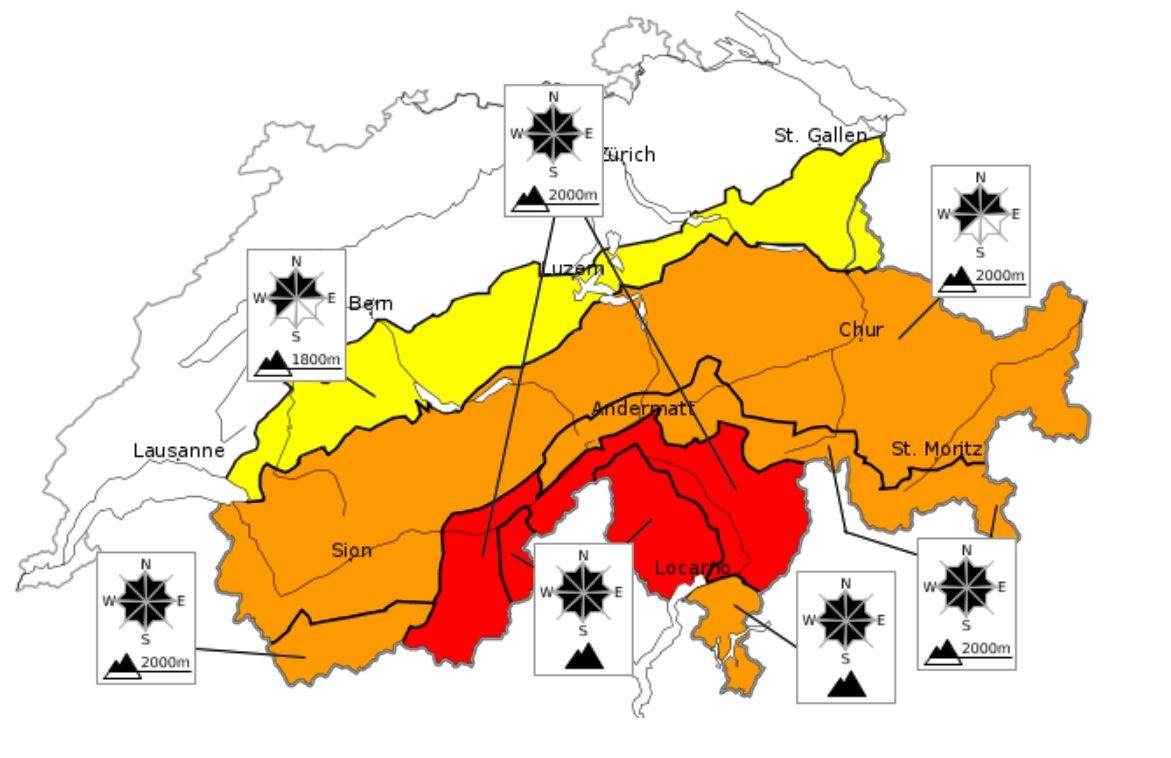 Le danger d'avalanche est jugé fort dans le Haut-Valais. 