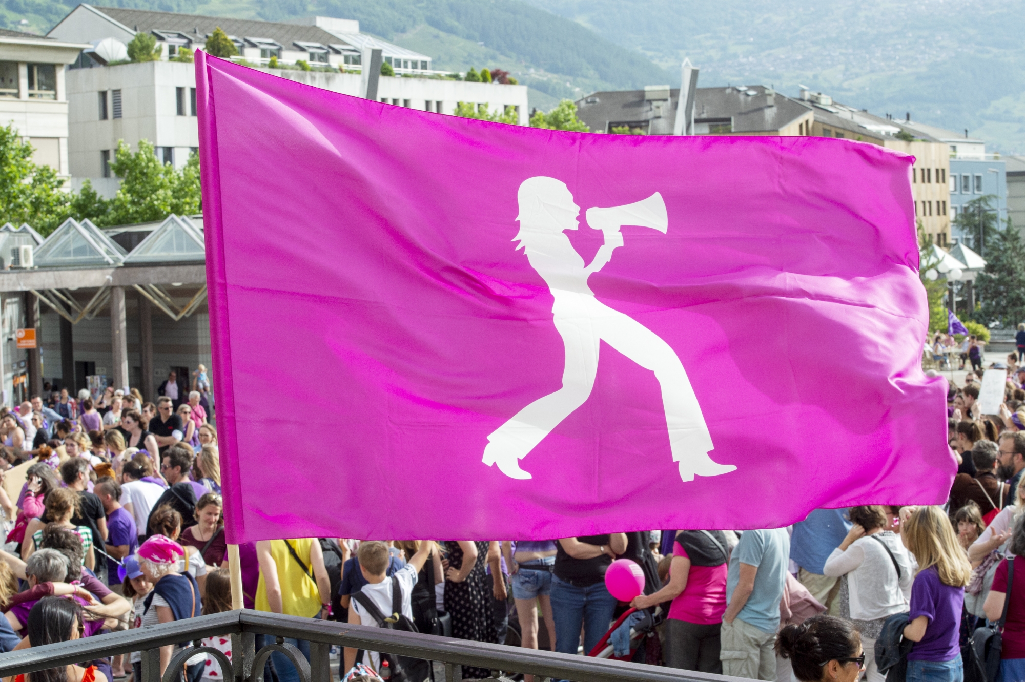 Sion, le 14 juin 2019    Journée national de la grève de la femme. Grèves des femmes.    Sacha Bittel/Le Nouvelliste