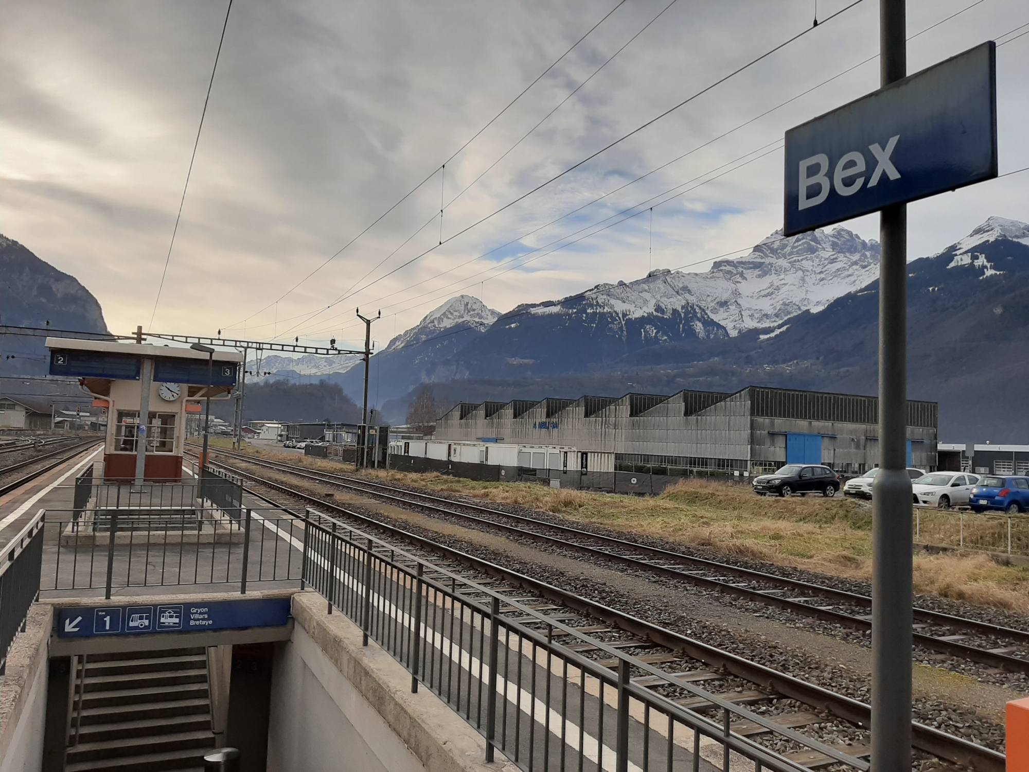 L'InterRegio qui mène au Valais ne s'arrête à Bex qu'une fois par jour.