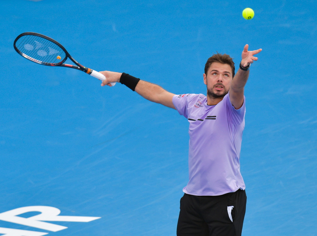 Après avoir été mené 0-3 au 2ème set, Wawrinka s'est finalement imposé contre le Slovène.