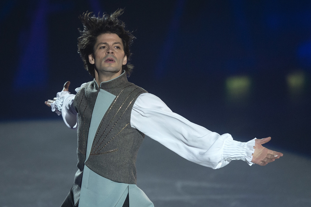 Prestation de Stéphane Lambiel lors de l'événement Art on Ice en février dernier.
