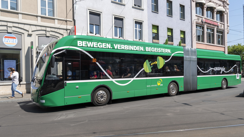 C'est un bus des transports publics de Bâle-Ville qui a percuté la cycliste. (Illustration)