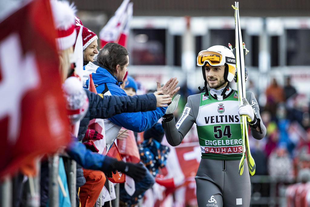 Seulement vingt et unième après le premier saut, Killian Peier a effectué une belle remontée ensuite.