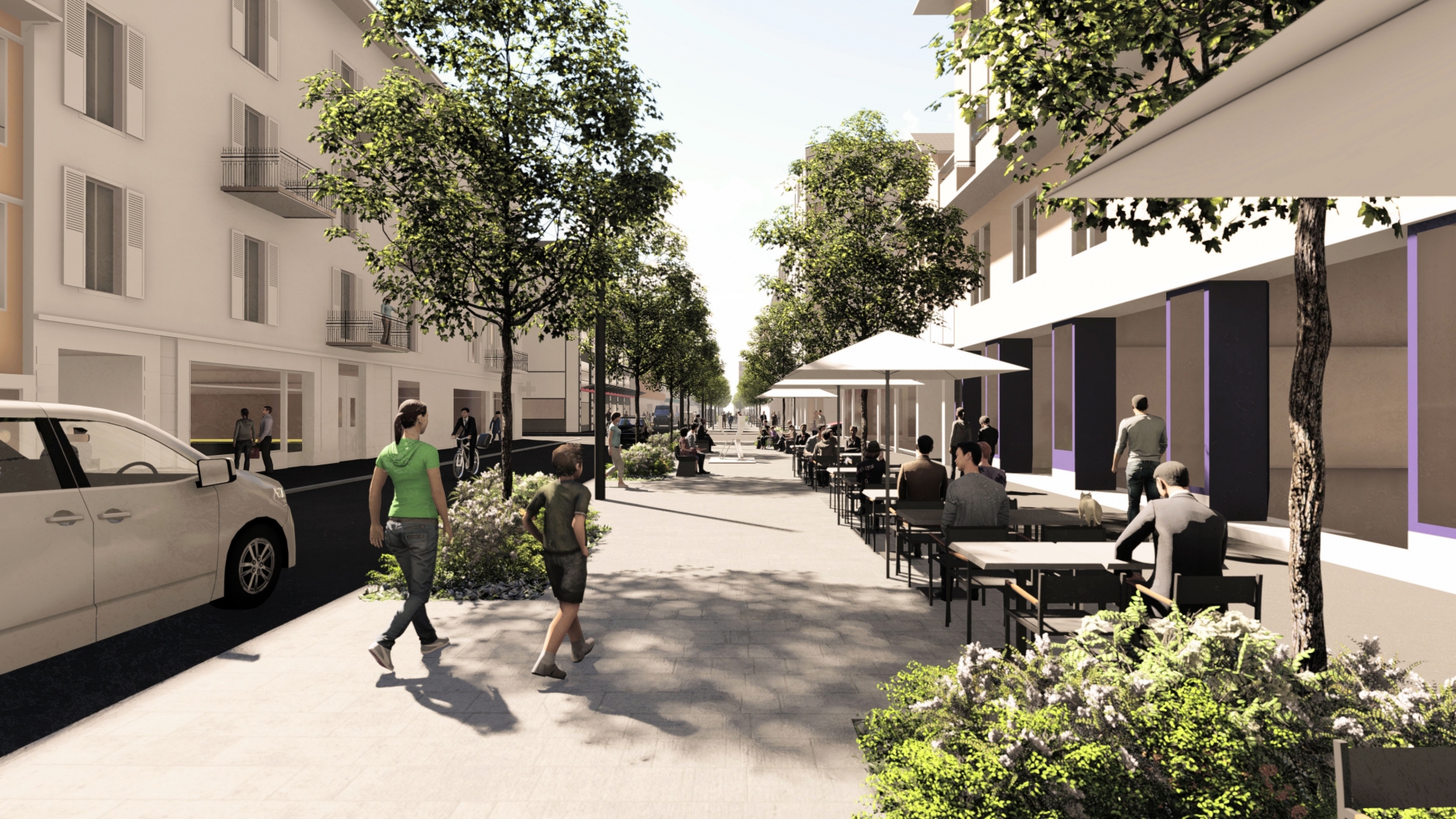 Après l'acceptation du crédit d'engagement par le Conseil général, les travaux de réaménagement de l'avenue de la Gare commenceront en 2020.