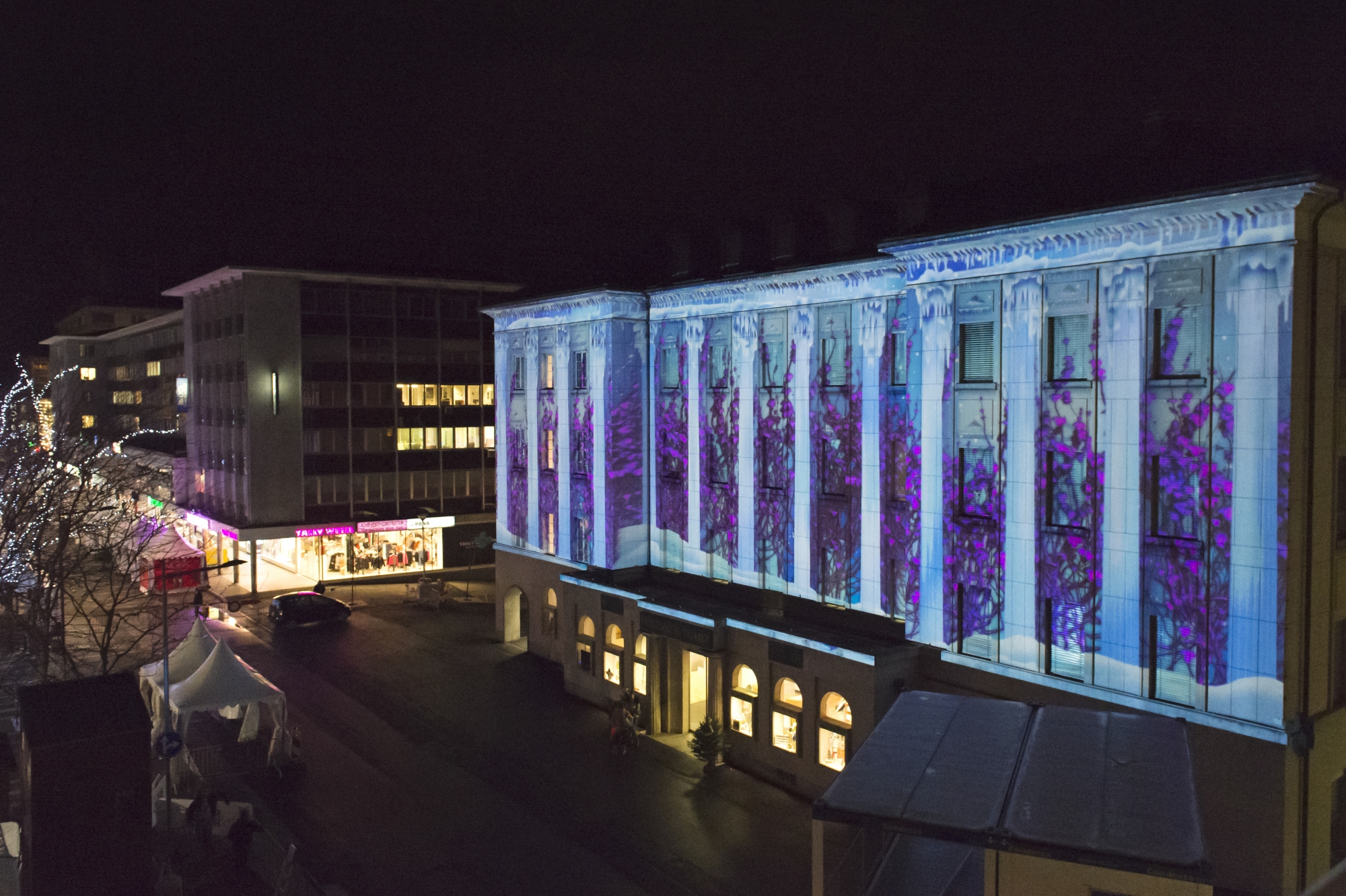 La projection «De feu et de glace» sera visible jusqu’au 6 janvier prochain.