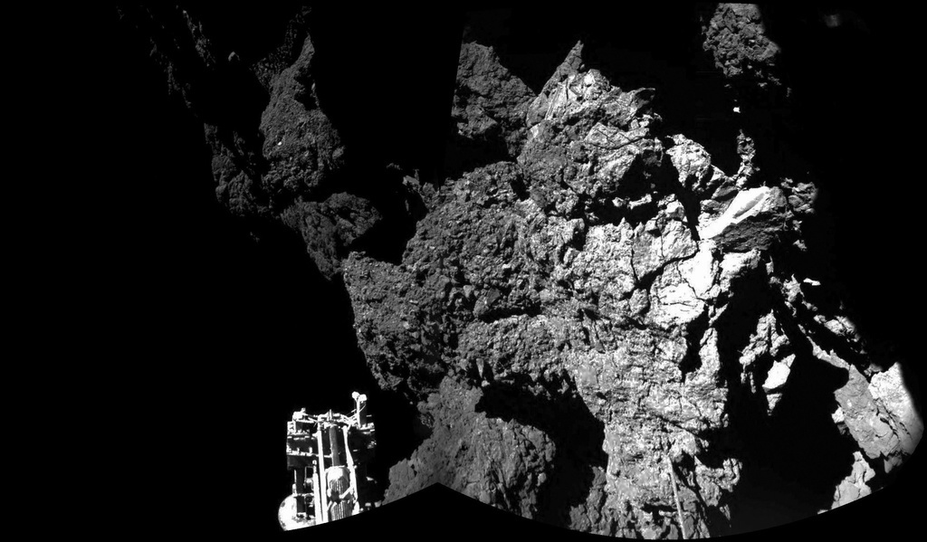 C'est à bord de la sonde Rosetta qui a approché la comète surnommée "Tchouri" au plus près que  Rosina, le spectromètre de masse fabriqué par l'Université de Berne, était placé.