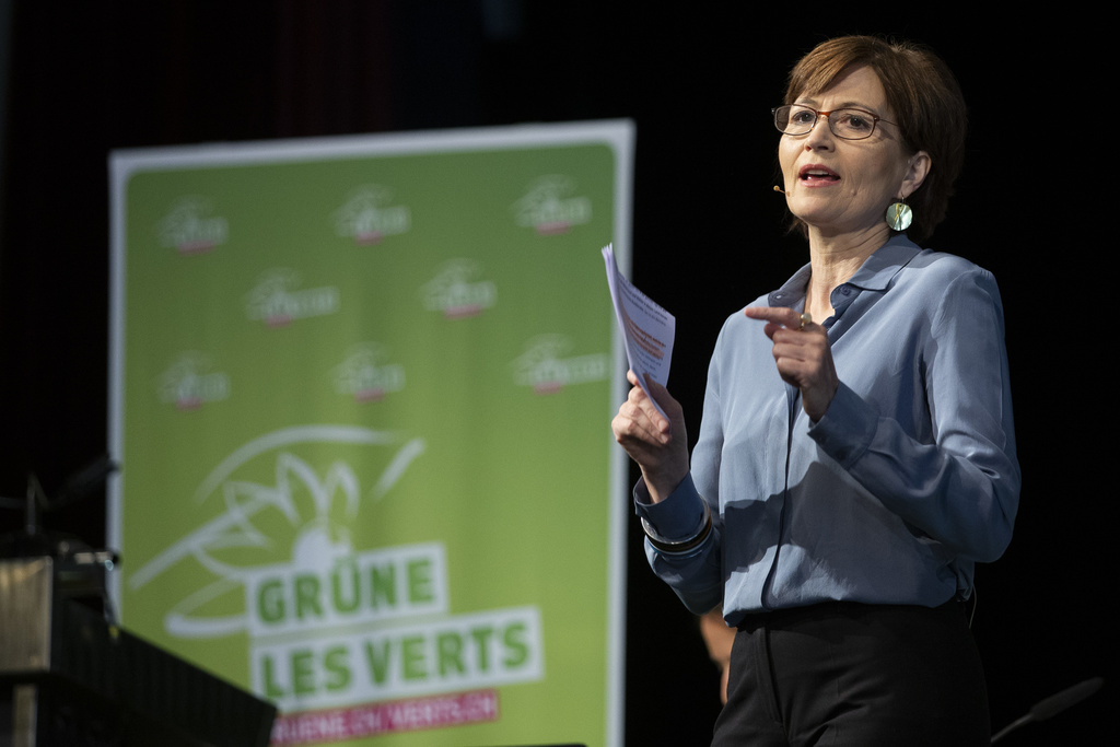 Regula Rytz, présidente des Verts, peut se réjouir. Son parti compte aujourd'hui près de 2000 membres de plus par rapport aux quelque 8600 inscrits au début de l'année électorale.